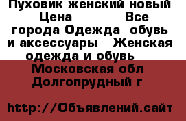 Пуховик женский новый › Цена ­ 2 600 - Все города Одежда, обувь и аксессуары » Женская одежда и обувь   . Московская обл.,Долгопрудный г.